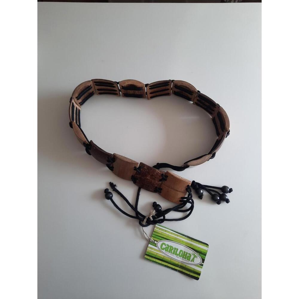 Cariloha Women's‎ Bamboo Belt - Boho Hippie Adjustable Belt - New